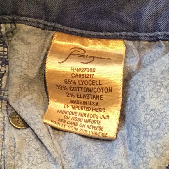 PAIGE Verdugo Legging Skinny Fit | Size 24 - Picture 6 of 6